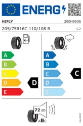 Hifly Super2000 205/75R16C 110/108R 8PR Van Tyre