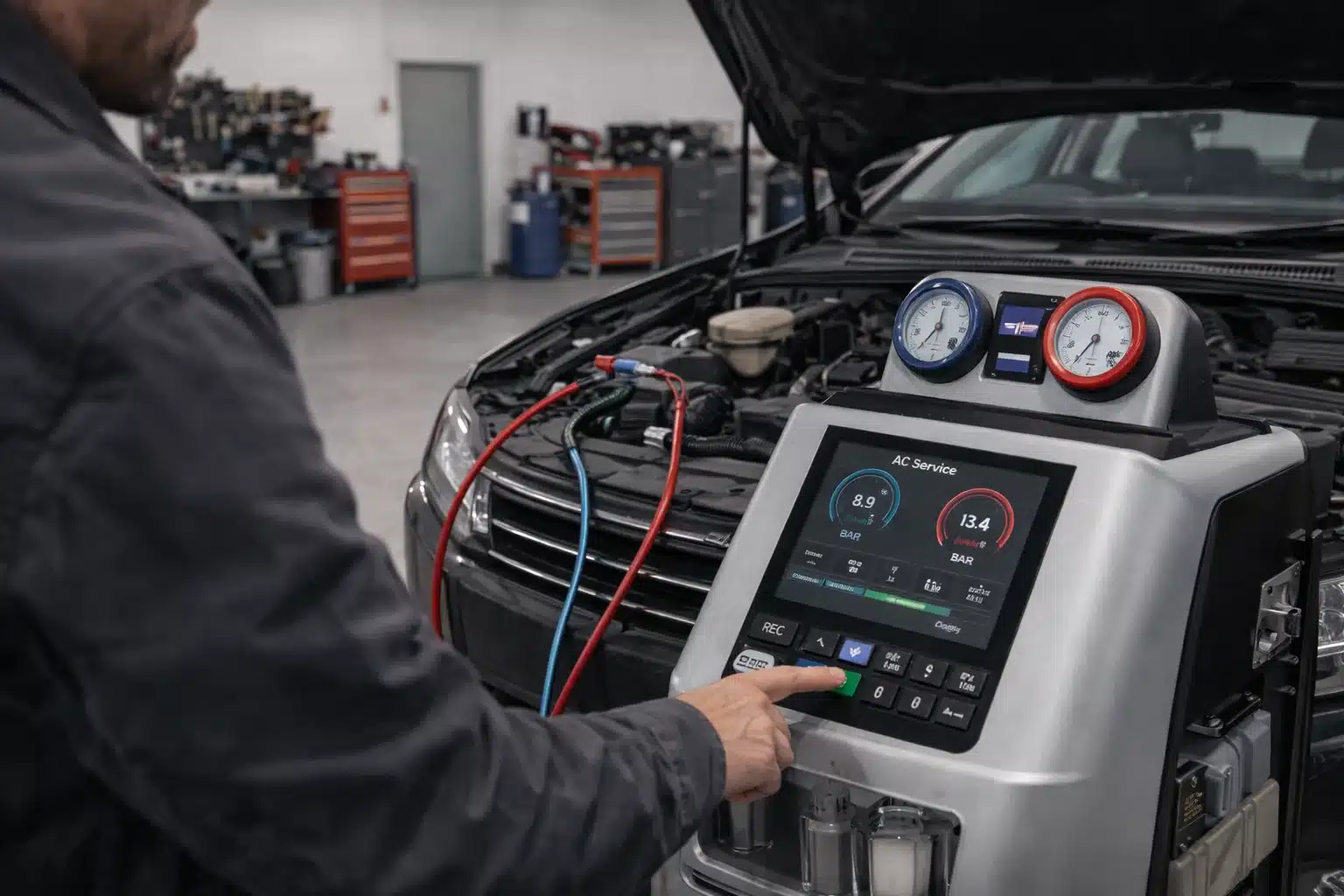 Air con regas in Lowestoft at AutoFix4u Garage