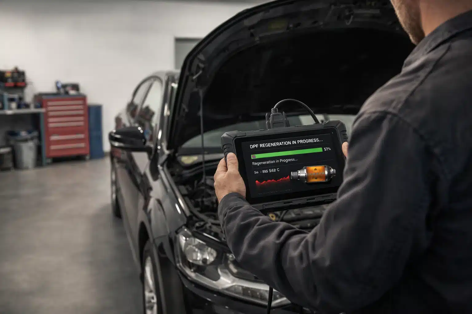 DPF regeneration in Lowestoft at AutoFix4u Garage