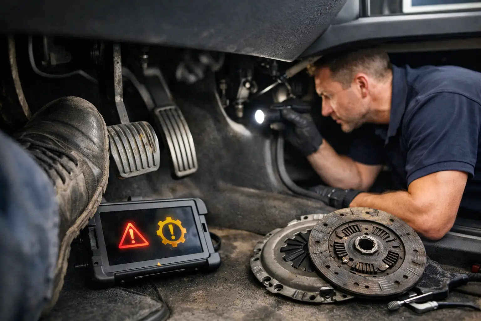 Why a Stiff Clutch Pedal Needs Checking
