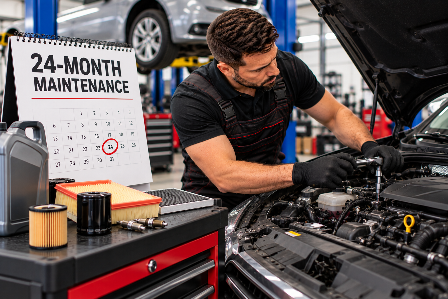 Major service inspection in Lowestoft at AutoFix4u Garage