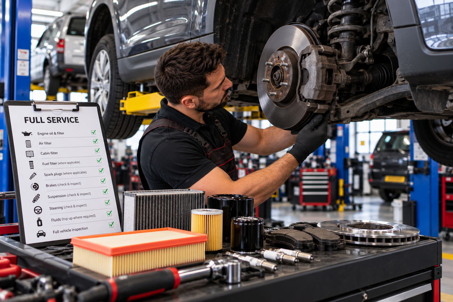 Full annual car service in Lowestoft