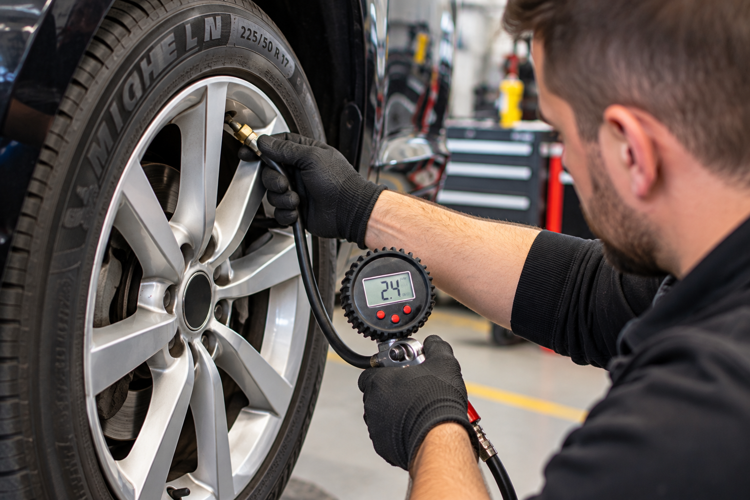 Tyre pressure and condition check in Lowestoft
