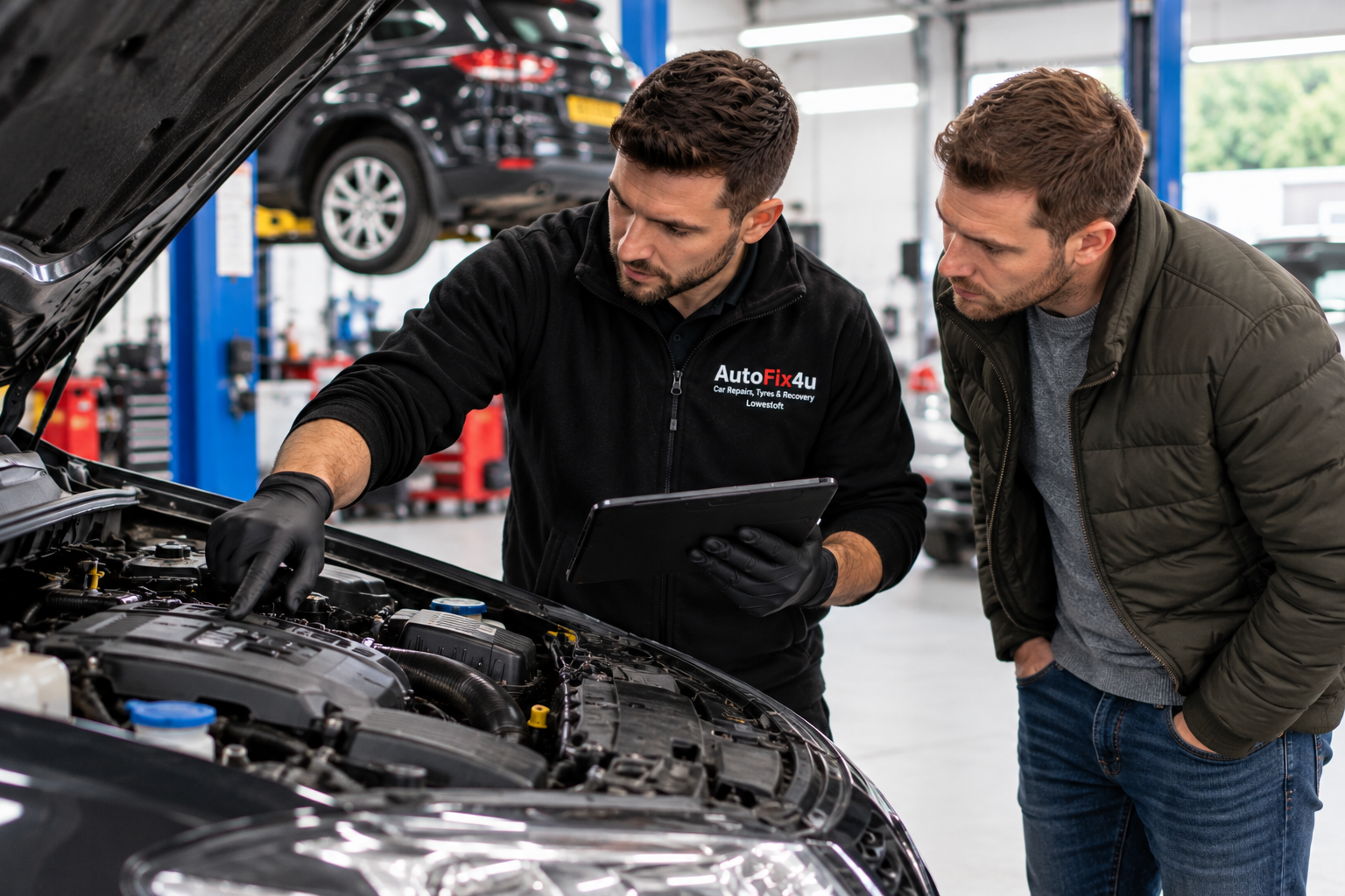 Used car inspection before purchase in Lowestoft