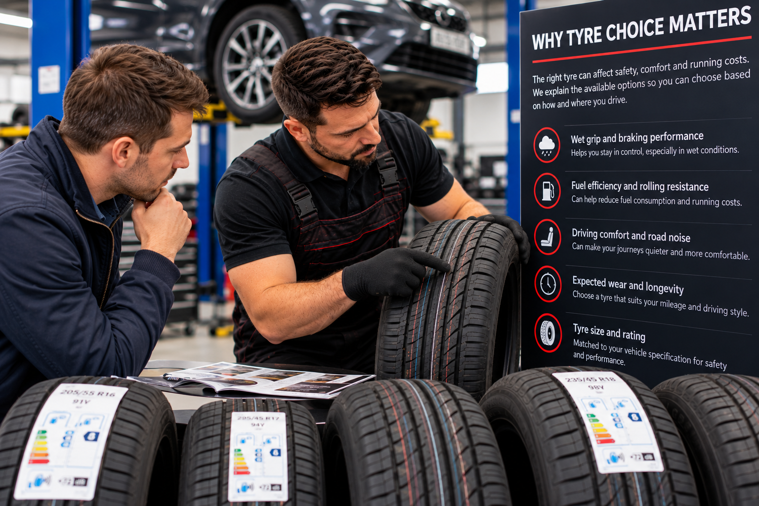 Professional tyre fitting and vehicle safety inspection in Lowestoft