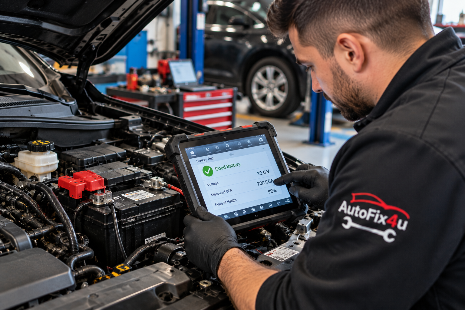 Vehicle electrical fault finding and battery replacement process in Lowestoft