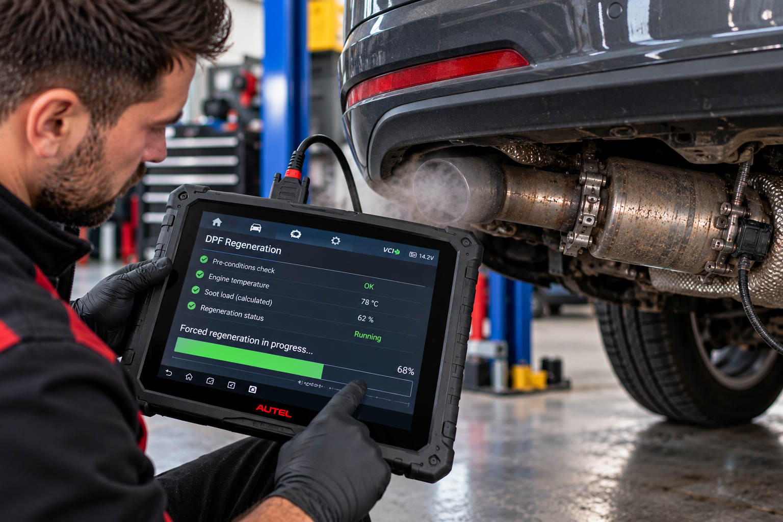 DPF service and workshop inspection in Lowestoft
