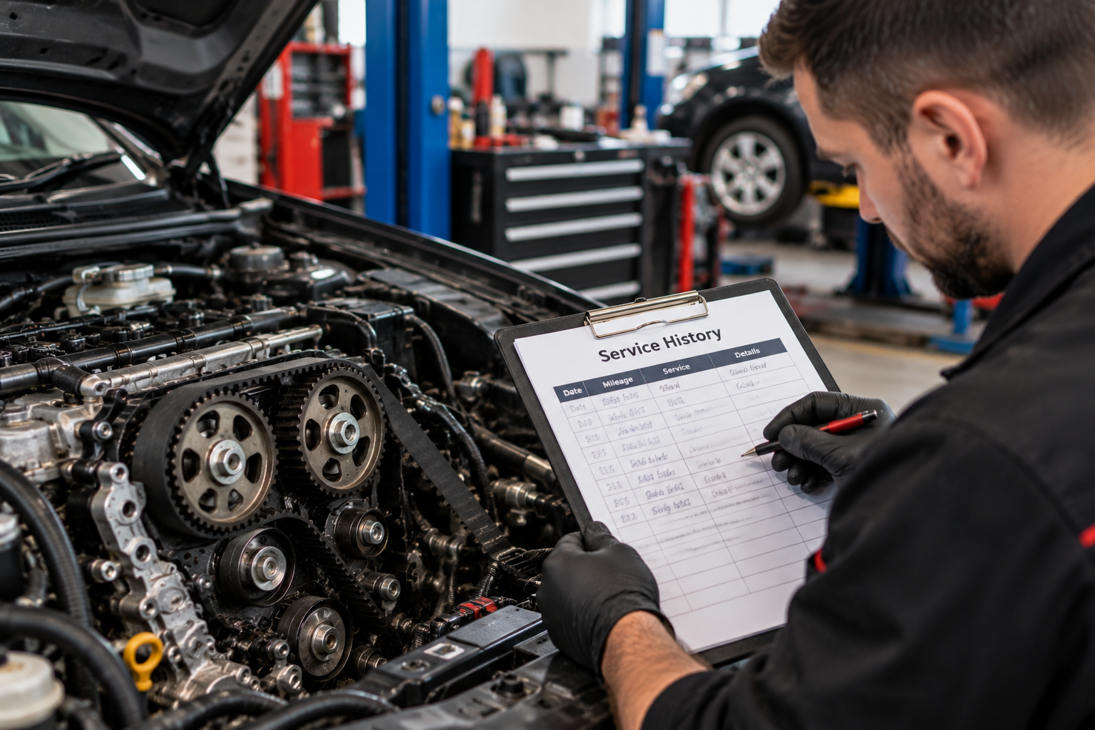 Engine diagnostics before cambelt replacement in Lowestoft